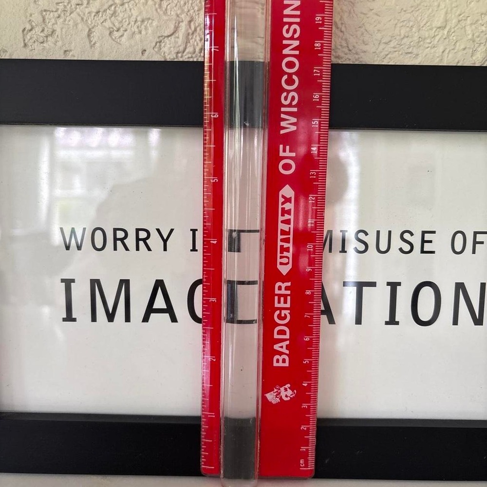 Black framed "Worry is the Misuse of Imagination" sign - Picture 3 of 7